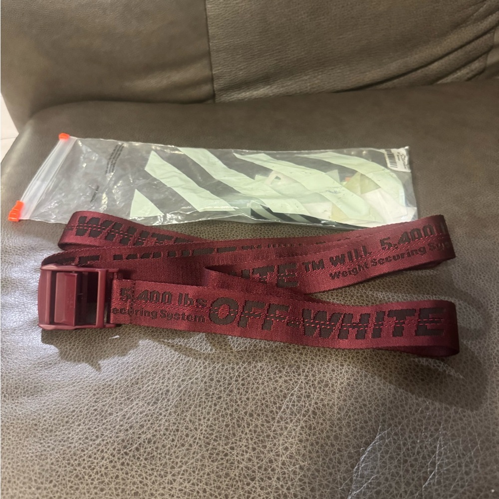 Off-White Red Belt - Picture 5 of 6